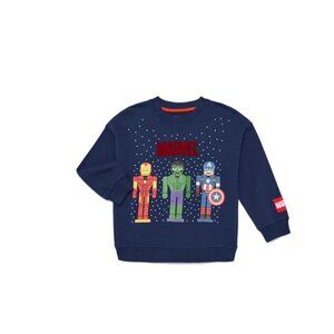 Marvel Toddlers Graphic Crewneck Sweatshirt Nutcracker Holiday Navy FL255915CM